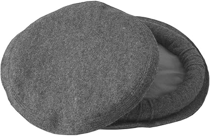 Handmade Chitrali & Afghani Pakol Cap Hat 100% Woolen For Men in Gray color